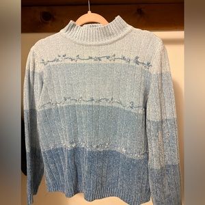 Alfred Dunner Blue Sweater